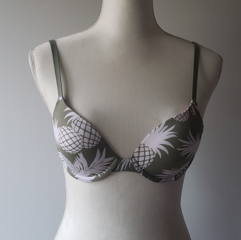 Green Pineapple Bra